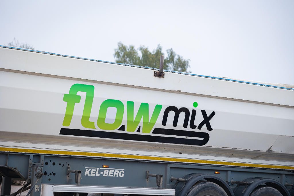 flowmix delivery truck