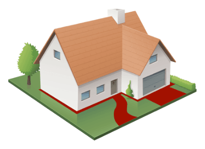 Illustration showing the coverage of driveway and external paving