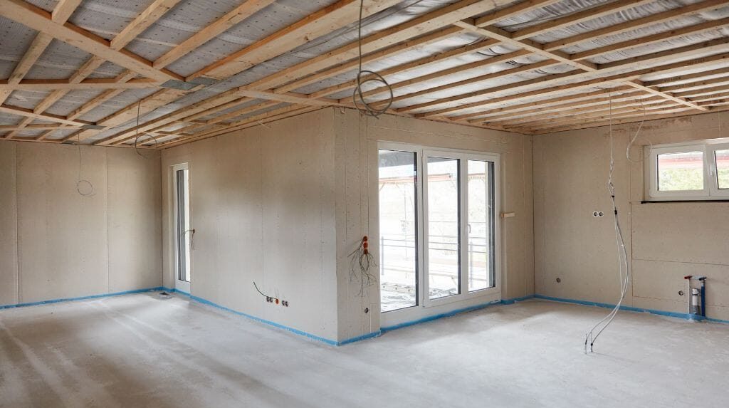 screed and underfloor heating