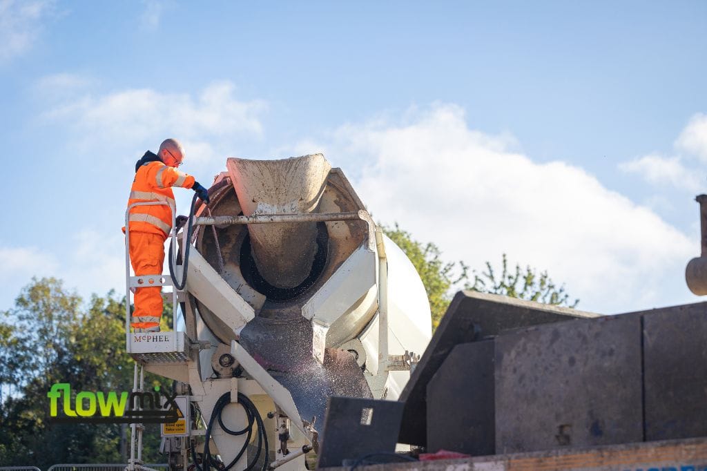 handling ready mix concrete