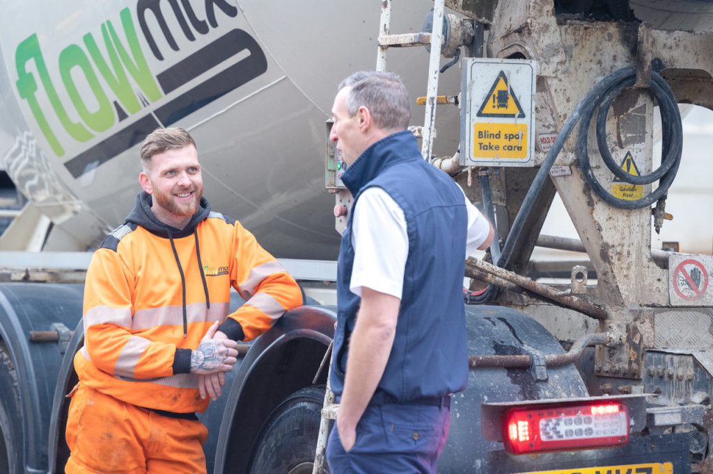 Working with owner Chris