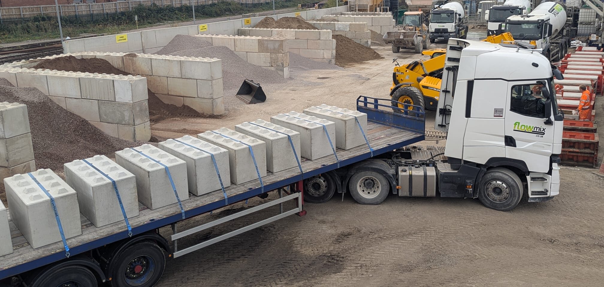 precast concrete blocks