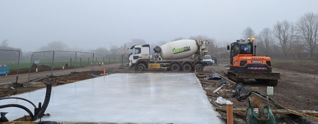 concrete bleeding